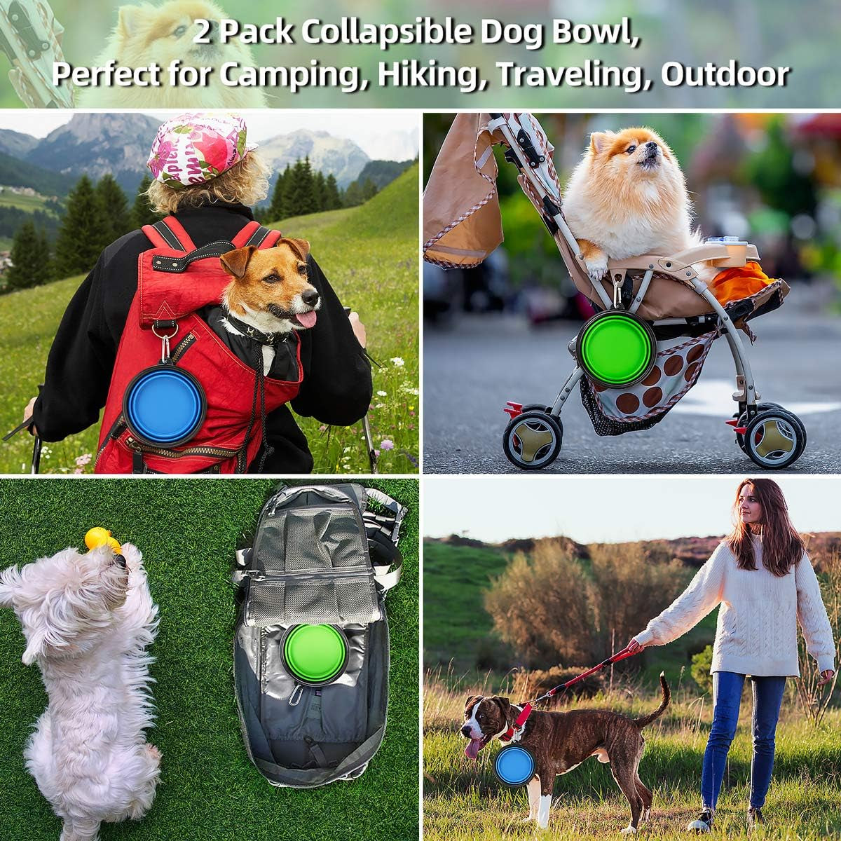 Plato Plegable para Mascotas – Portátil, Práctico y Resistente